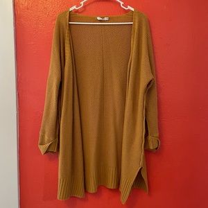 Chi soul Mustard Cargidan with Cuffed Sleeves